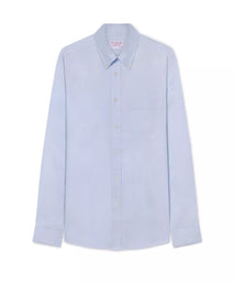 Pale Blue Tailored Fit Smart Casual Button Down Weekend Oxford Shirt