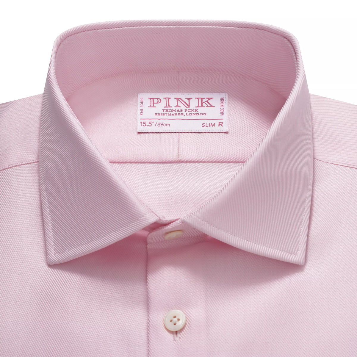 Pale Pink Slim Fit Royal Twill Formal Shirt