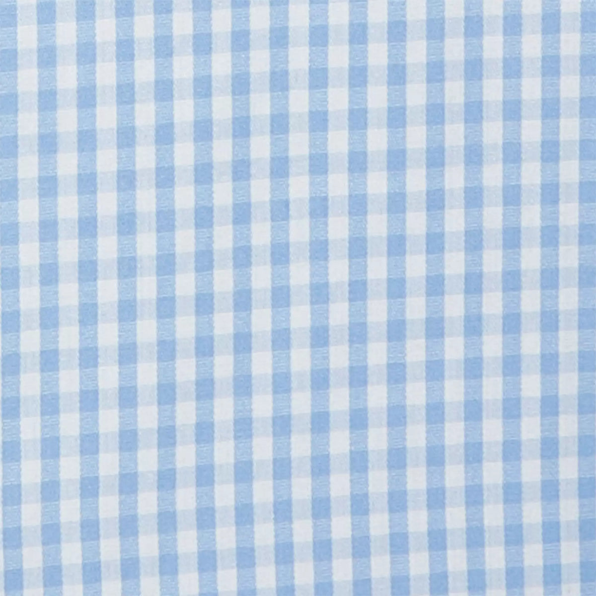 Pale Blue & White Slim Fit Core Poplin Gingham Formal Shirt