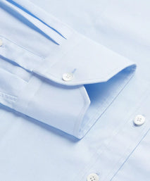 Pale Blue Tailored Fit Royal Oxford Formal Shirt