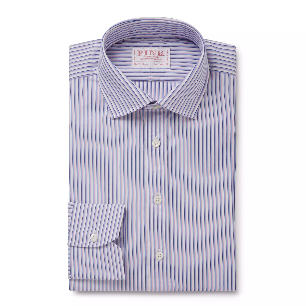 Multi Tailored Fit Regent Stripe Formal Shirt