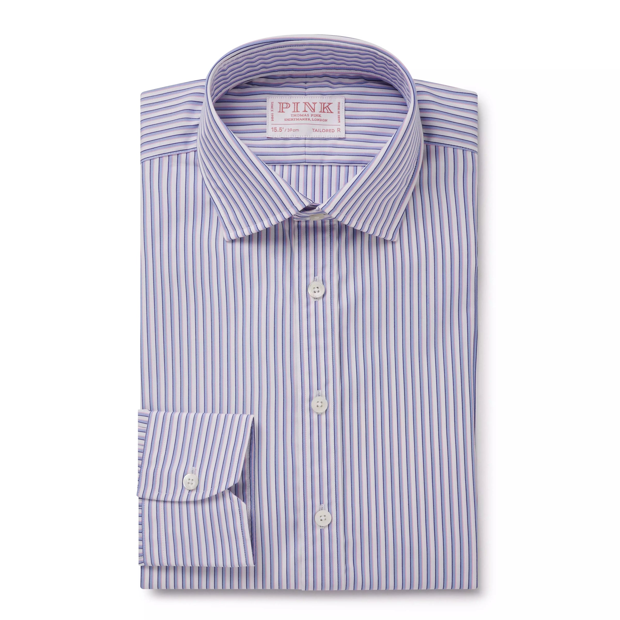 Multi Tailored Fit Regent Stripe Formal Shirt