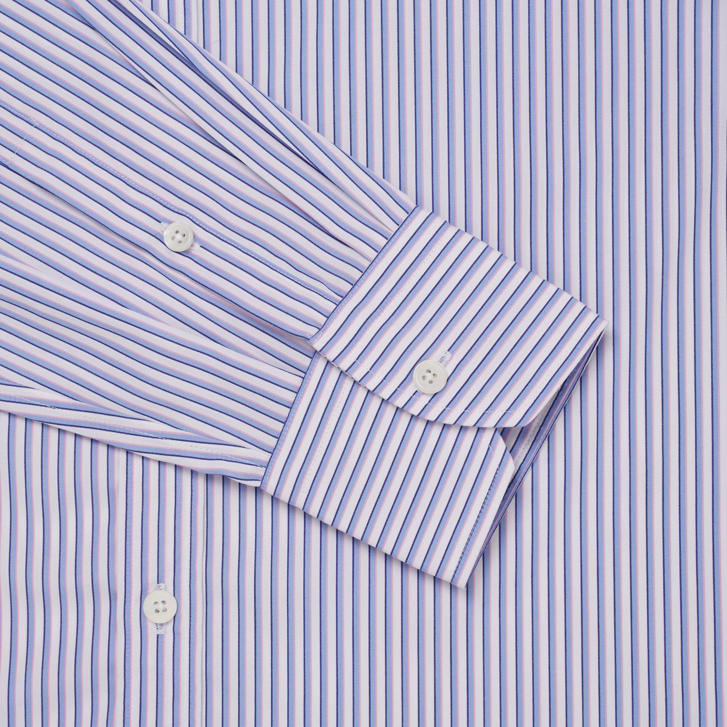 Multi Tailored Fit Regent Stripe Formal Shirt