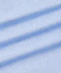 Pale Blue Classic Fit Essential Linen Button Down Smart Casual Shirt