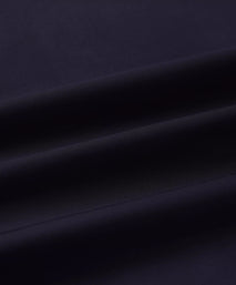 Navy Blue Tailored Fit Double Cuff Ramses Cotton Poplin Formal Shirt