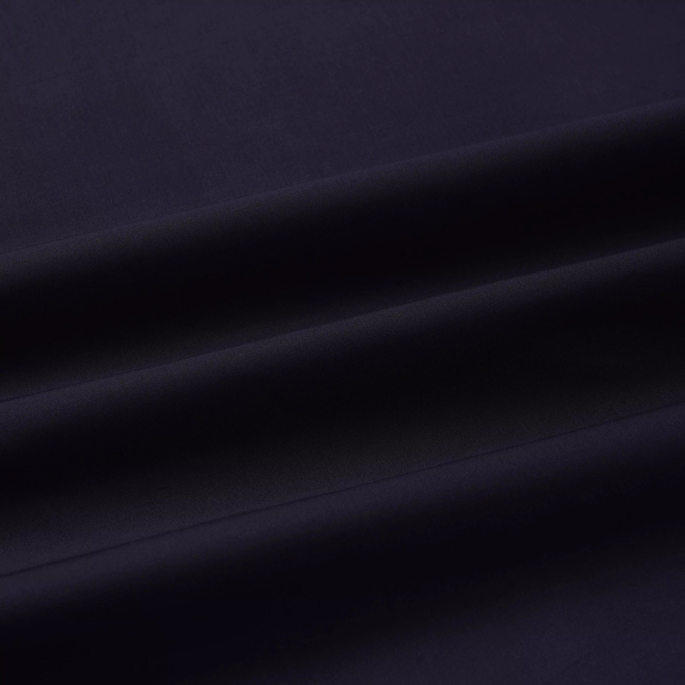 Navy Blue Tailored Fit Double Cuff Ramses Cotton Poplin Formal Shirt